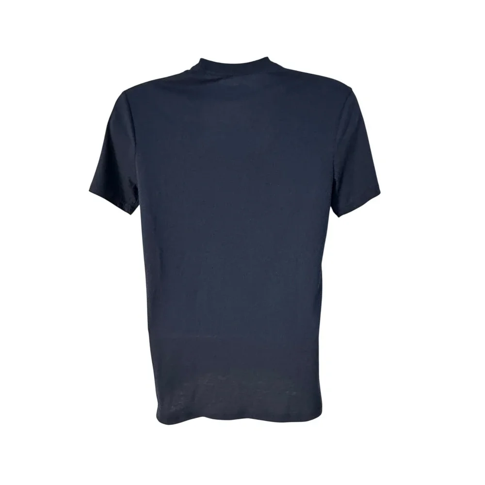 Peanuts Snoopy One Cool Dad Graphic T-Shirt‎ Mens Size S Navy Blue